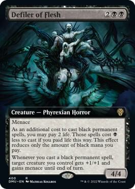 Defiler of Flesh (Extended Art) [Dominaria United]
