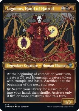 Lagomos, Hand of Hatred (Showcase Textured) [Dominaria United]