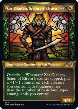 Zar Ojanen, Scion of Efrava (Showcase Textured) [Dominaria United]