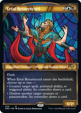 Ertai Resurrected (Showcase Textured) [Dominaria United]