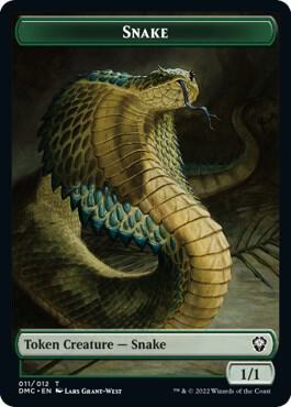 Snake // Egg Double-Sided Token [Dominaria United Commander Tokens]