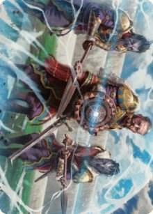 Argivian Phalanx Art Card [Dominaria United Art Series]