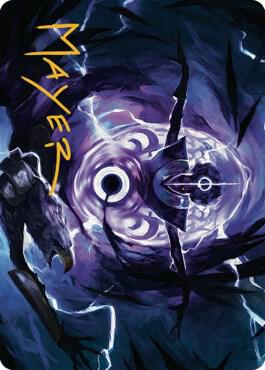 Rona's Vortex Art Card (Gold-Stamped Signature) [Dominaria United Art Series]