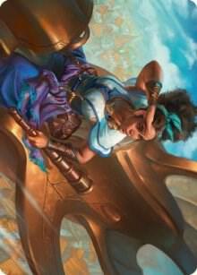 Talas Lookout Art Card [Dominaria United Art Series]