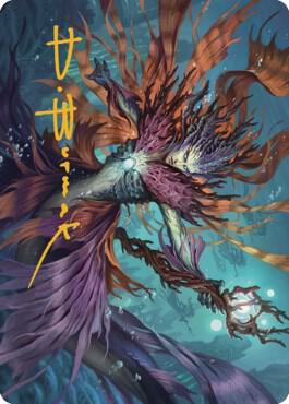Vodalian Hexcatcher Art Card (Gold-Stamped Signature) [Dominaria United Art Series]
