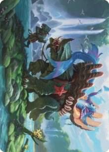 Vodalian Mindsinger Art Card [Dominaria United Art Series]