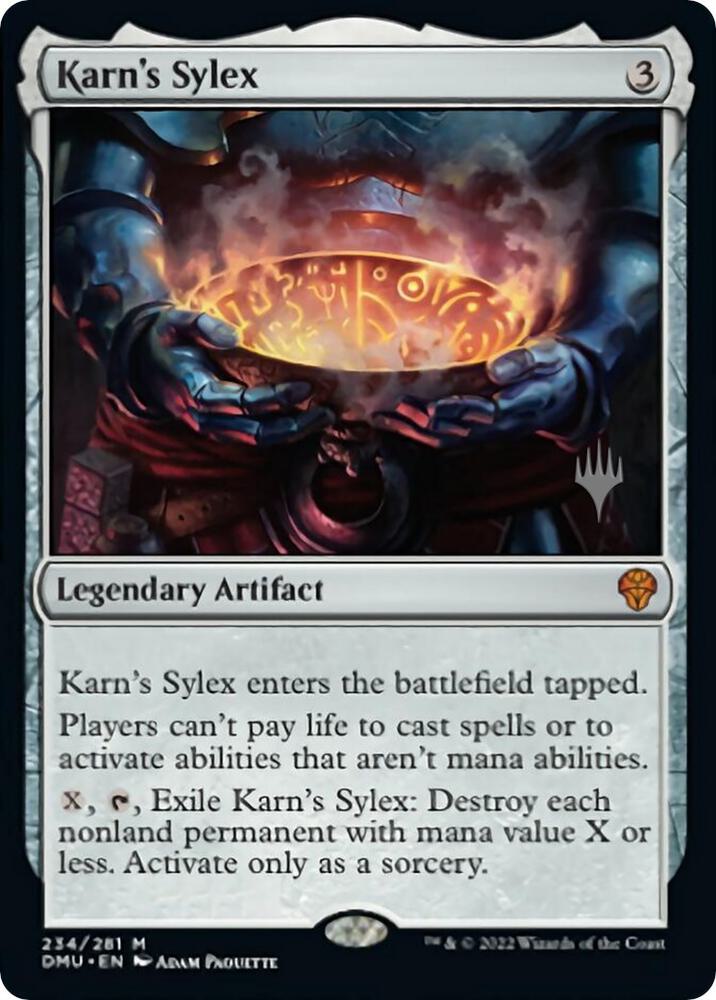 Karn's Sylex (Promo Pack) [Dominaria United Promos]