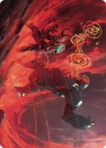 Twinferno Art Card [Dominaria United Art Series]