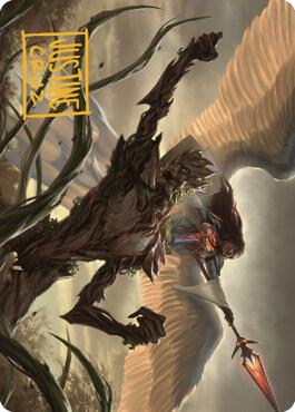 Strength of the Coalition Art Card (Gold-Stamped Signature) [Dominaria United Art Series]