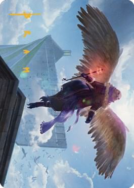 Balmor, Battlemage Captain Art Card 1 (Gold-Stamped Signature) [Dominaria United Art Series]