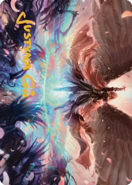 Iridian Maelstrom Art Card (Gold-Stamped Signature) [Dominaria United Art Series]