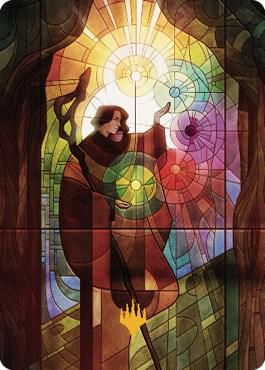 Jodah, the Unifier Art Card (Gold-Stamped Signature) [Dominaria United Art Series]