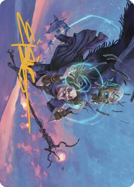 Zur, Eternal Schemer Art Card 1 (Gold-Stamped Signature) [Dominaria United Art Series]