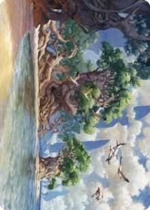 Yavimaya Coast Art Card [Dominaria United Art Series]