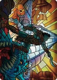 Astor, Bearer of Blades Art Card [Dominaria United Art Series]