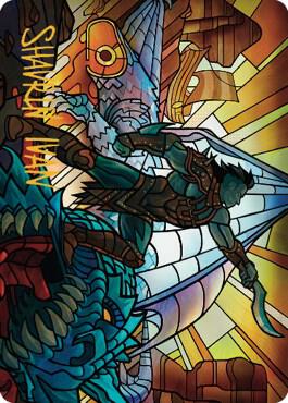Astor, Bearer of Blades Art Card (Gold-Stamped Signature) [Dominaria United Art Series]