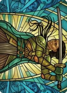 Shanna, Purifying Blade Art Card 2 [Dominaria United Art Series]