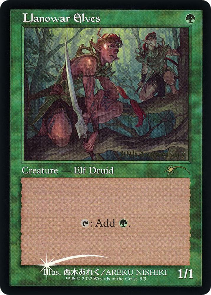 Llanowar Elves (Retro) [30th Anniversary History Promos]