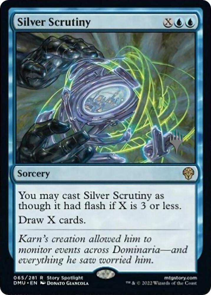 Silver Scrutiny (Promo Pack) [Dominaria United Promos]