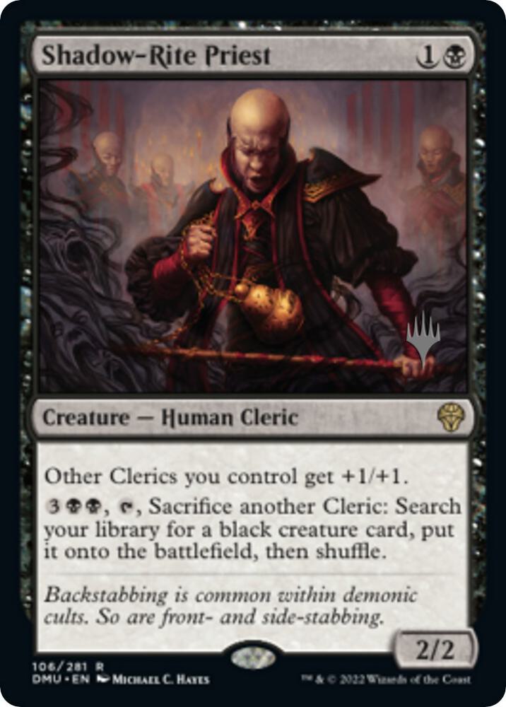 Shadow-Rite Priest (Promo Pack) [Dominaria United Promos]