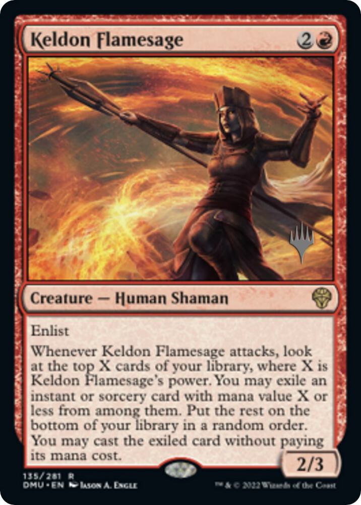 Keldon Flamesage (Promo Pack) [Dominaria United Promos]