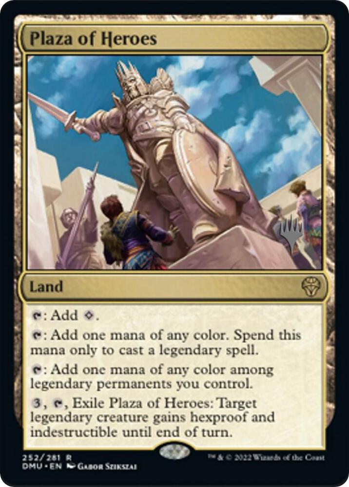 Plaza of Heroes (Promo Pack) [Dominaria United Promos]