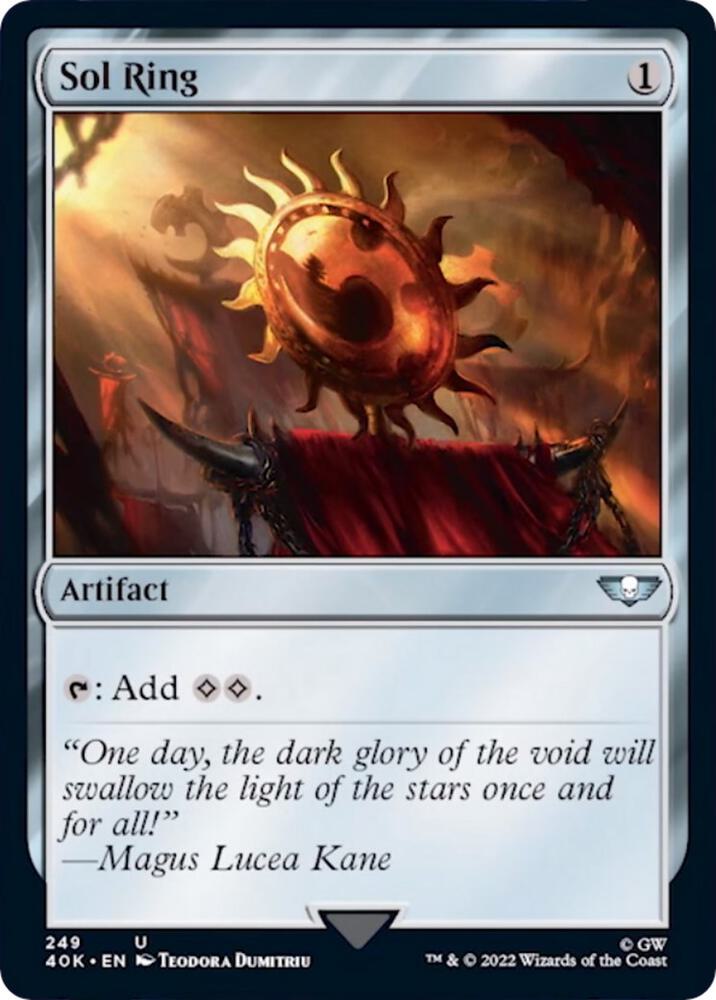 Sol Ring (249) (Surge Foil) [Warhammer 40,000]
