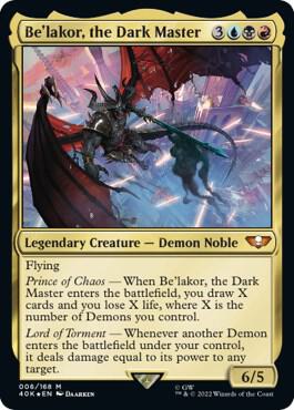Be'lakor, the Dark Master (Surge Foil) [Warhammer 40,000]