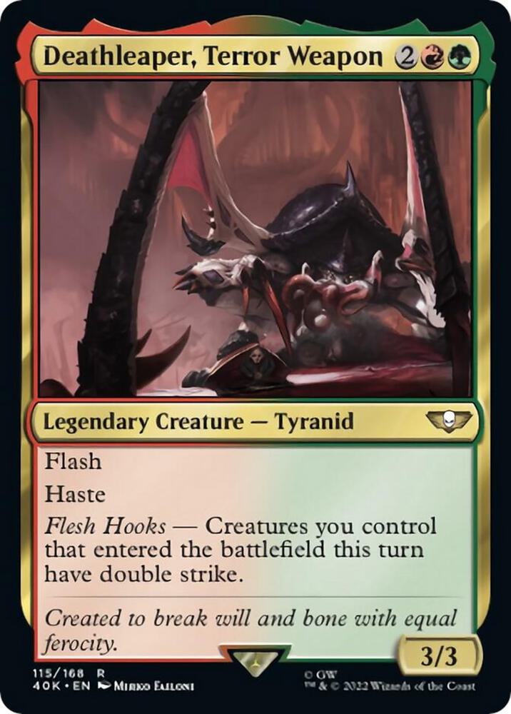Deathleaper, Terror Weapon (Surge Foil) [Warhammer 40,000]