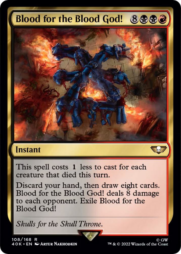 Blood for the Blood God! (Surge Foil) [Warhammer 40,000]