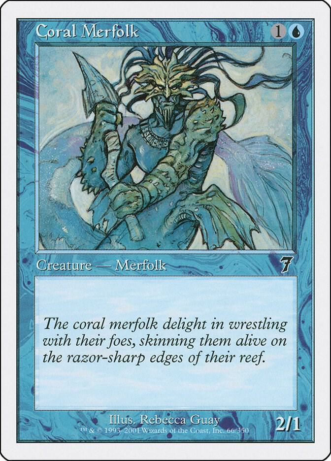 Coral Merfolk [Seventh Edition]