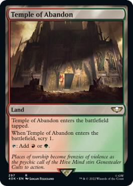 Temple of Abandon (Surge Foil) [Warhammer 40,000]