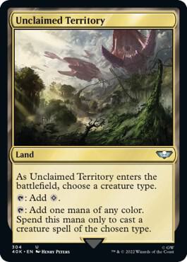 Unclaimed Territory (Surge Foil) [Warhammer 40,000]
