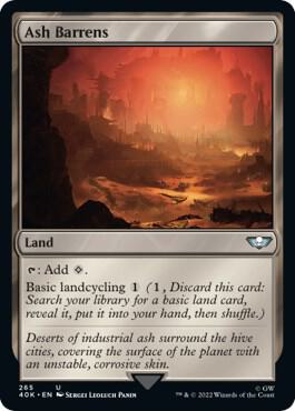 Ash Barrens (Surge Foil) [Warhammer 40,000]