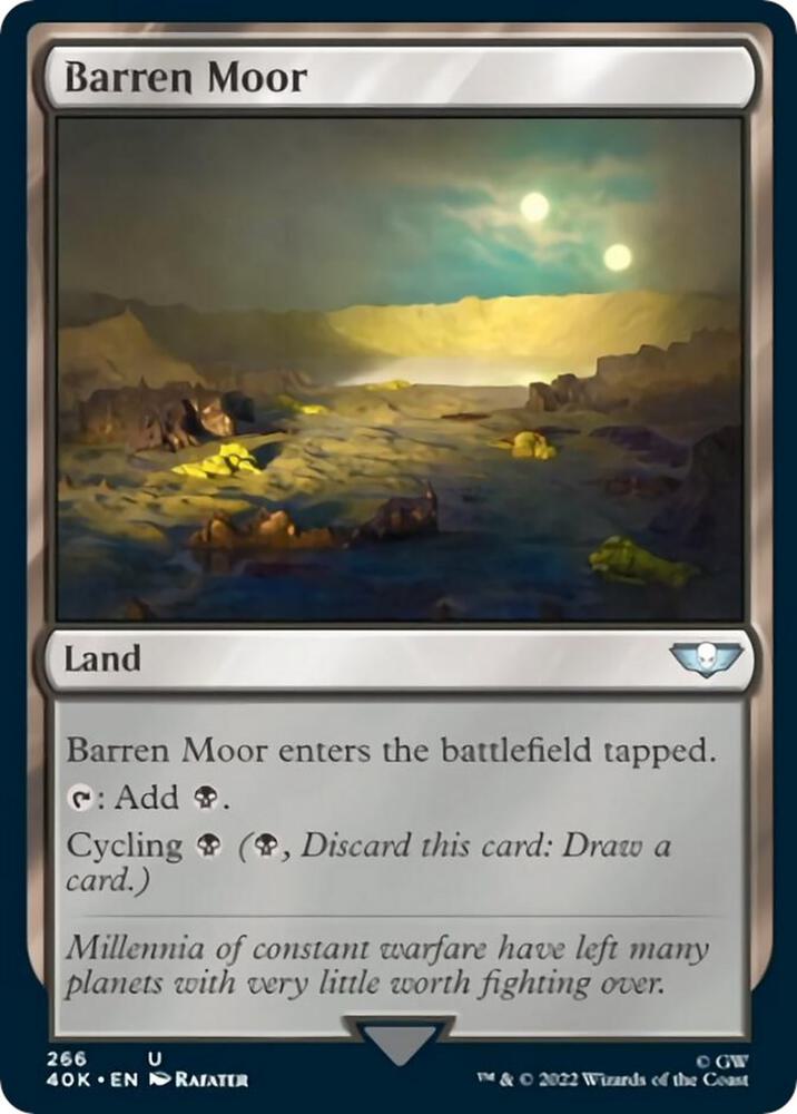Barren Moor (Surge Foil) [Warhammer 40,000]