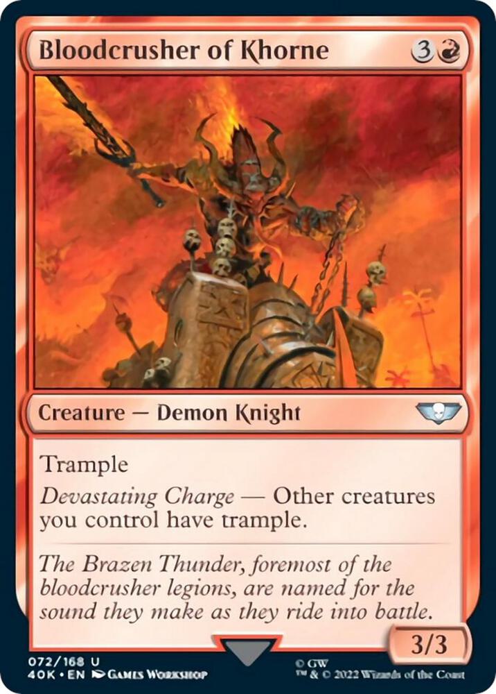 Bloodcrusher of Khorne (Surge Foil) [Warhammer 40,000]