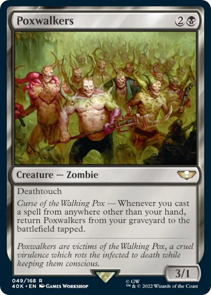 Poxwalkers (Surge Foil) [Warhammer 40,000]