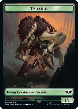 Tyranid (17) // Tyranid (18) Double-Sided Token [Warhammer 40,000 Tokens]