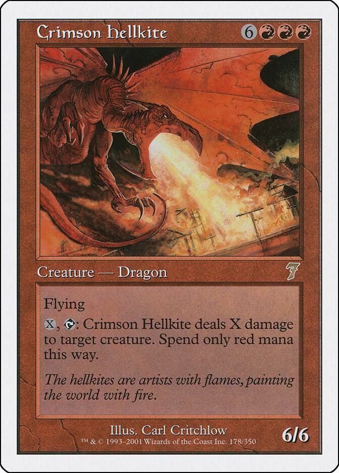 Crimson Hellkite [Seventh Edition]