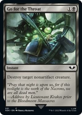 Go for the Throat (Surge Foil) [Warhammer 40,000]