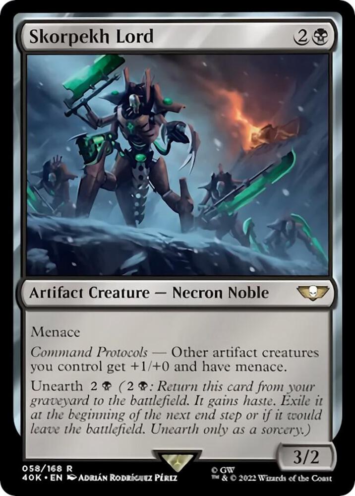 Skorpekh Lord (Surge Foil) [Warhammer 40,000]