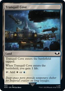 Tranquil Cove (Surge Foil) [Warhammer 40,000]