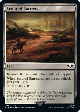 Scoured Barrens (Surge Foil) [Warhammer 40,000]