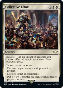Collective Effort (Surge Foil) [Warhammer 40,000]