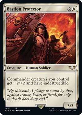 Bastion Protector (Surge Foil) [Warhammer 40,000]