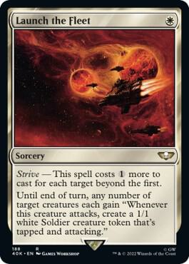 Launch the Fleet (Surge Foil) [Warhammer 40,000]