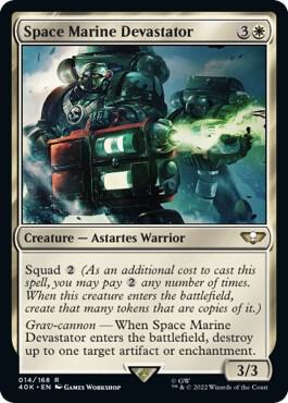 Space Marine Devastator (Surge Foil) [Warhammer 40,000]