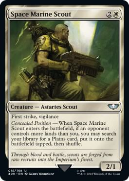 Space Marine Scout (Surge Foil) [Warhammer 40,000]