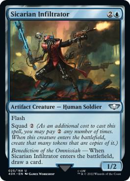 Sicarian Infiltrator (Surge Foil) [Warhammer 40,000]