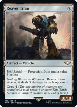 Reaver Titan (Surge Foil) [Warhammer 40,000]
